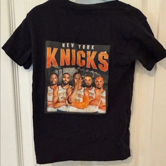 Kids Black Knicks T-Shirt Custom 3T cotton Wu Tang - Picture 3 of 3